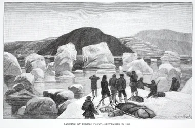 Desembarco en Eskimo Point, 29 de septiembre de 1883, Pub. Londres 1886
